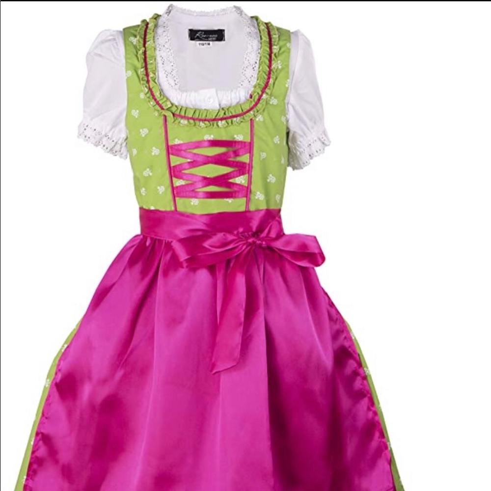 Youth dirndl oktobefest dress costume maid Heidi